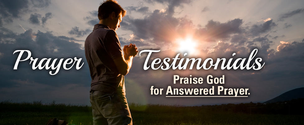 Praise God for Answered Prayer